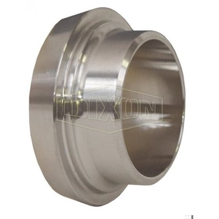 DIN Welding Liner, Fitting/Connector Type: Liner, DN50 Nominal Size, 1.1 In Thickness, 316 SS, 2.68